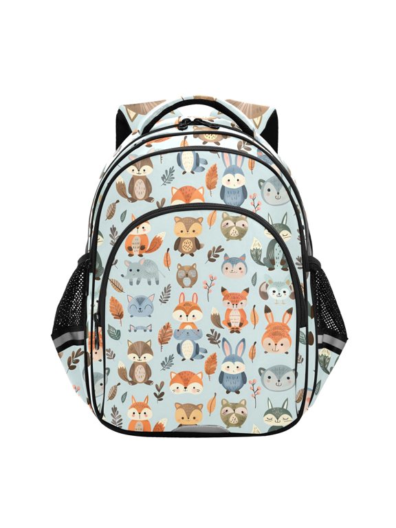 Cute Cartoon Fox School Backpack Elementary Bag Bookbag Travel Rucksack
