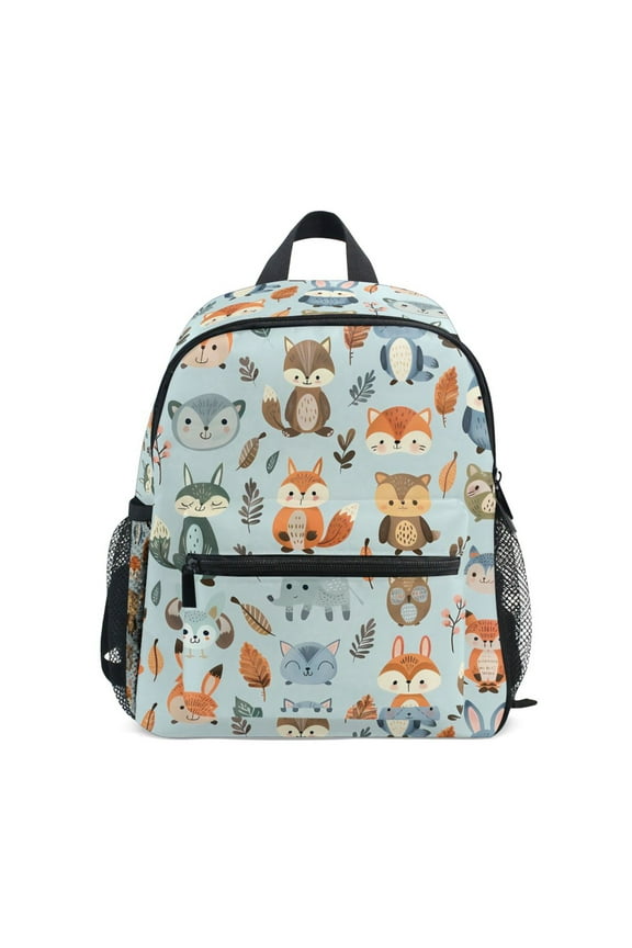 Cute Cartoon Fox School Backpack Small Bookbag Mini Bags