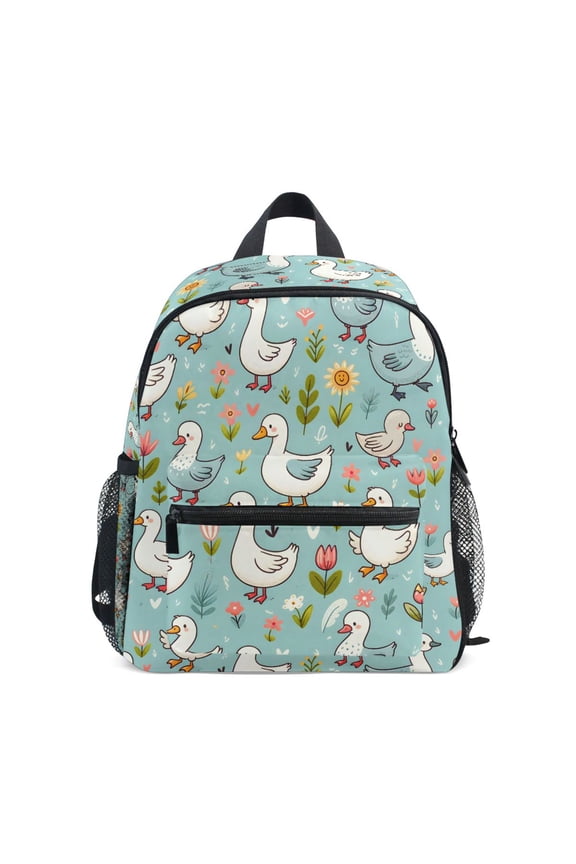 Cute Cartoon Goose School Backpack Small Bookbag Mini Bags