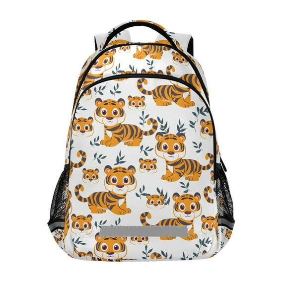 ALAZA Cute Cartoon Tigers Backpack Elementary School Bag Bookbag Travel Rucksack