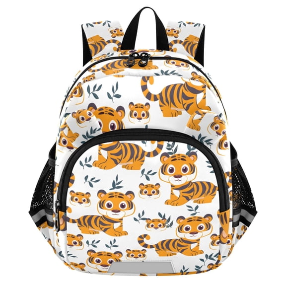 ALAZA Cute Cartoon Tigers Mini Backpack School Bookbag Age 3-7 Small
