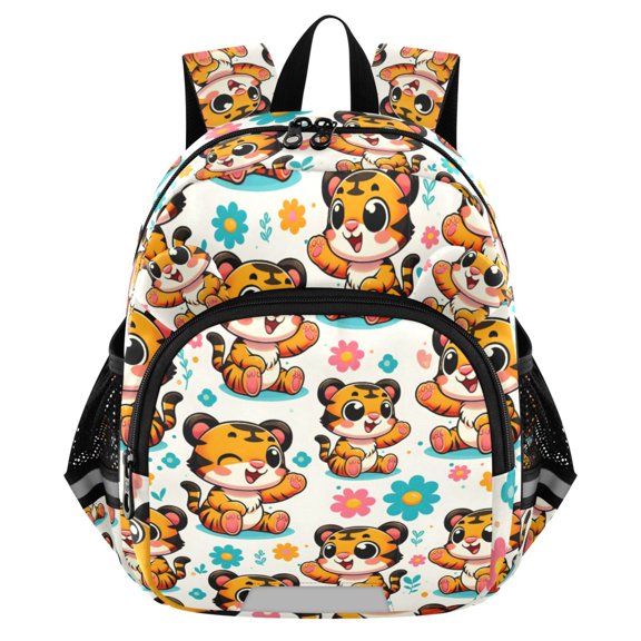 ALAZA Cute Cartoon Tigers Mini Backpack School Bookbag Age 3-7 Small