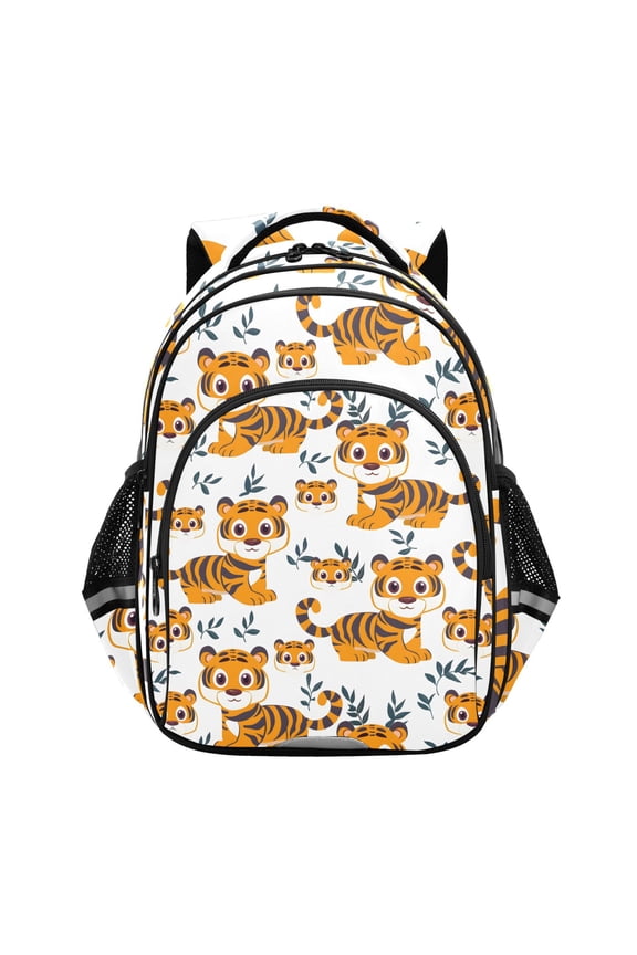 Cute Cartoon Tigers School Backpack Elementary Bag Bookbag Travel Rucksack