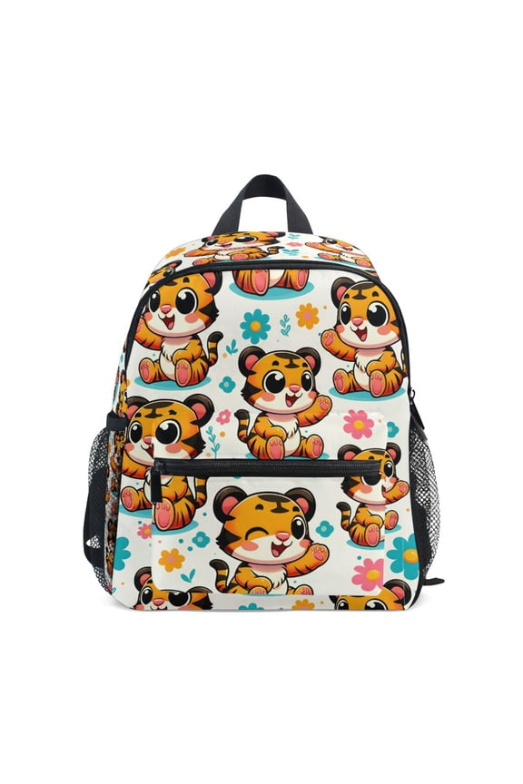 Cute Cartoon Tigers School Backpack Small Bookbag Mini Bags