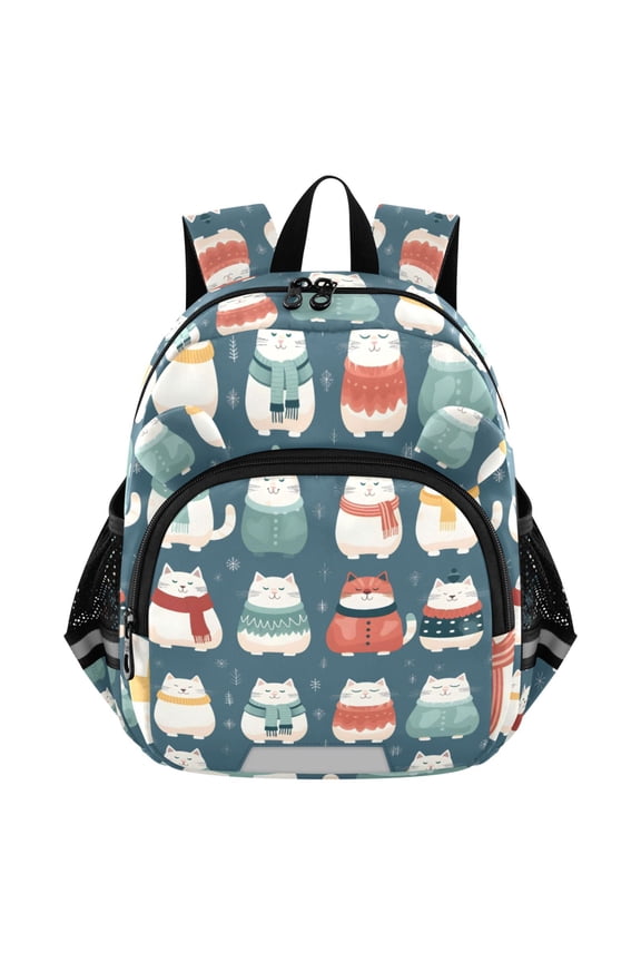 Cute Cat Mini Backpack School Bookbag Age 3-7 Medium