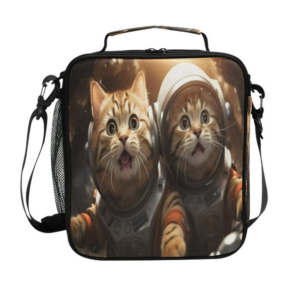 ALAZA Cute Cats Lunch Box Insulated Lunch Bag Reusable Thermal Cooler Tote School Picnic