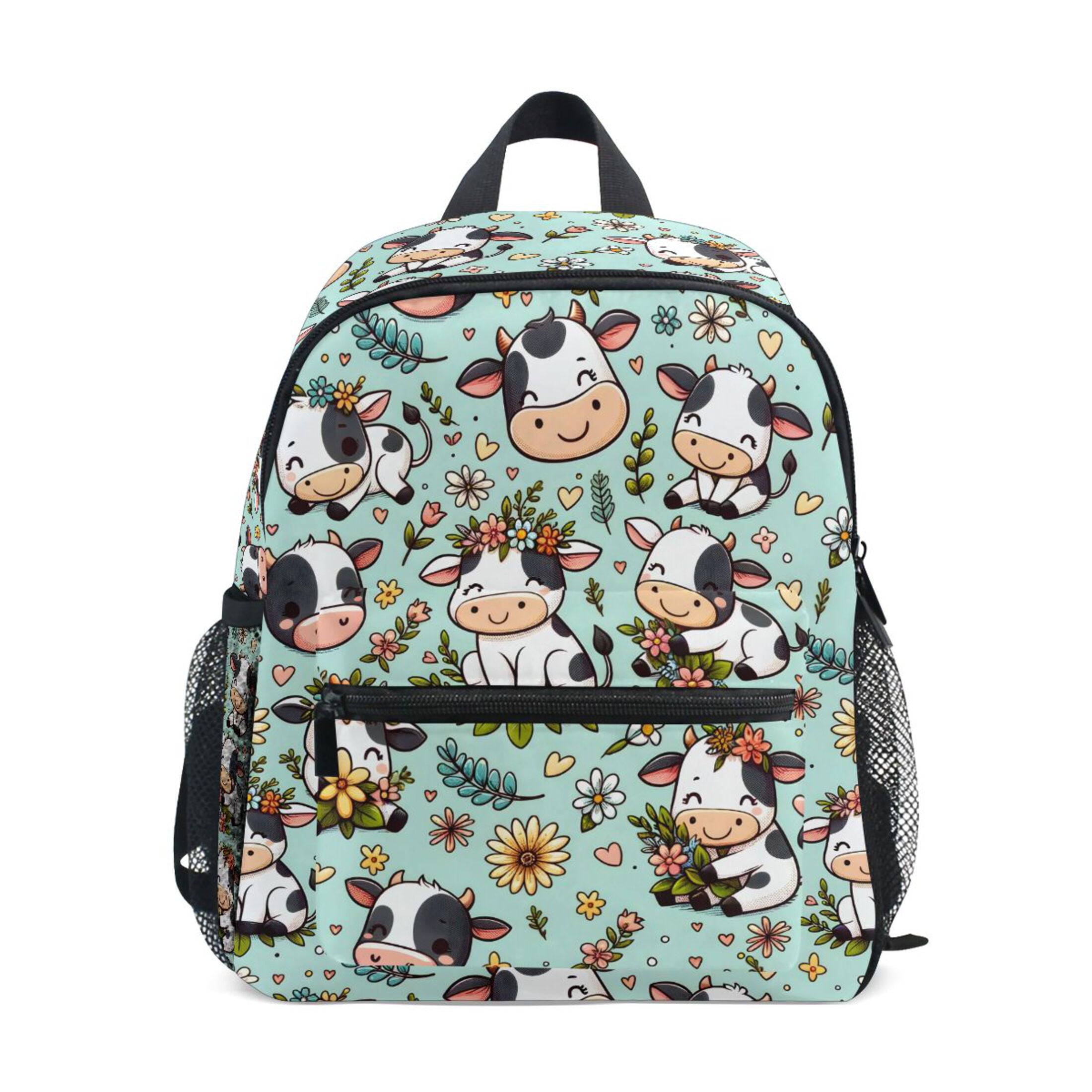 Mini Cow Backpack Animal Style Small Purse for Women Black White Amazon.com: QeenRTUU Printed Cow Pattern Coin Purse Pouch  main image 2
