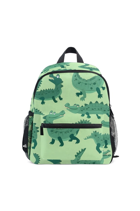 Cute Crocodile School Backpack Small Bookbag Mini Bags