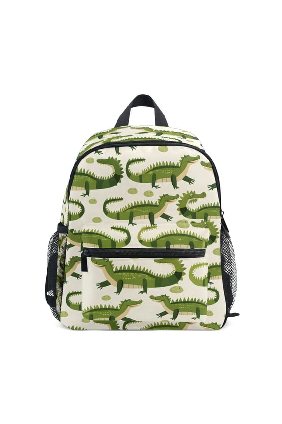 Cute Crocodile School Backpack Small Bookbag Mini Bags