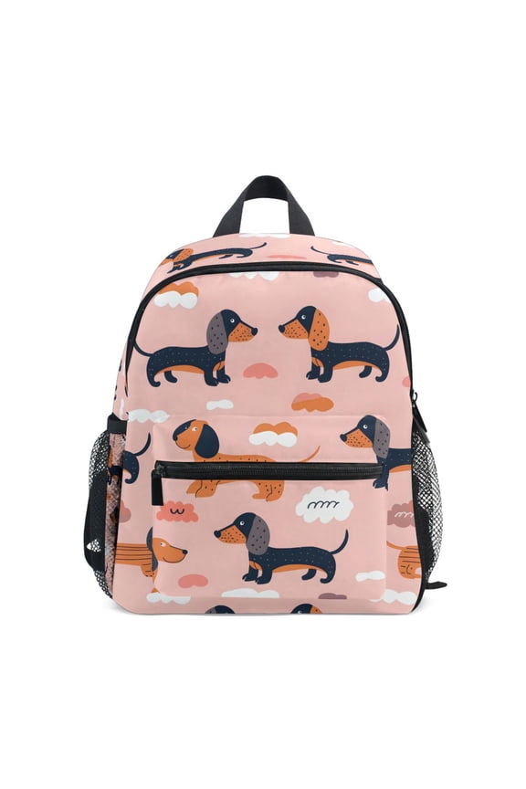 Cute Dachshund Dogs School Backpack Small Bookbag Mini Bags