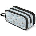 ALAZA Cute Dachshund Shepherd Dogs Pencil Case Bag Large 3 Compartment ...