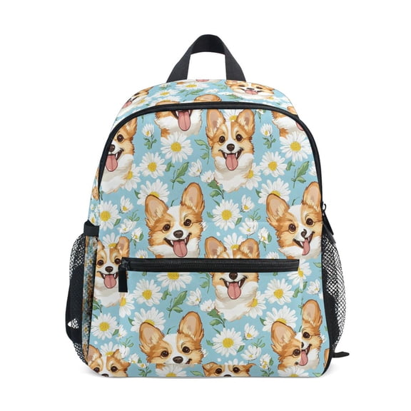 ALAZA Cute Daisy Dogs School Backpack Small Bookbag Mini Bags