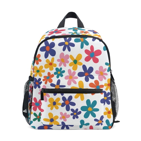 ALAZA Cute Daisy Flowers School Backpack Small Bookbag Mini Bags