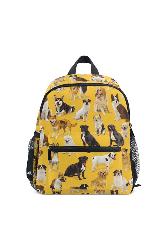 Cute Different Dogs School Backpack Small Bookbag Mini Bags