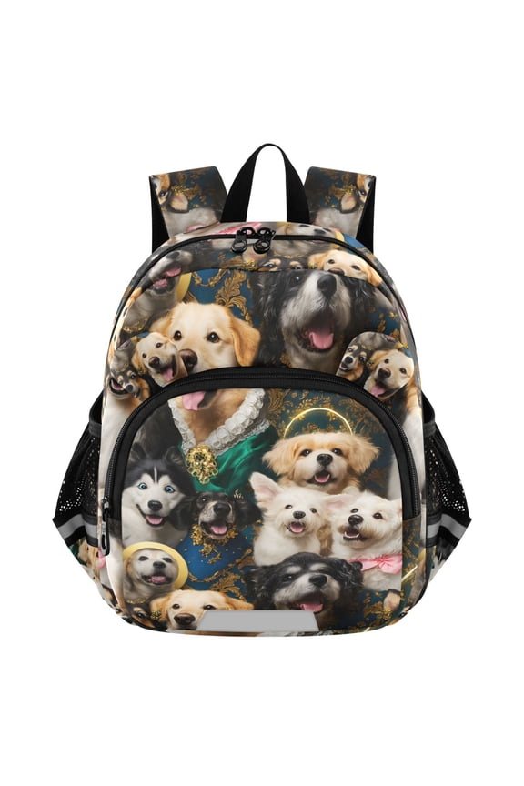 Cute Dog Cartoon Mini Backpack School Bookbag Age 3-7 Medium
