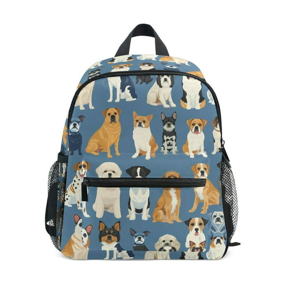 ALAZA Cute Dogs School Backpack Small Bookbag Mini Bags