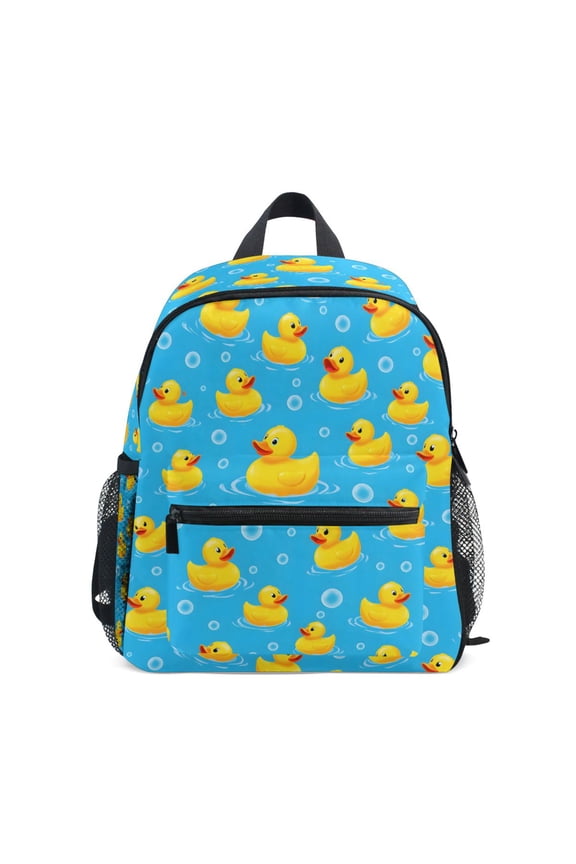 Cute Ducks Bubbles School Backpack Small Bookbag Mini Bags