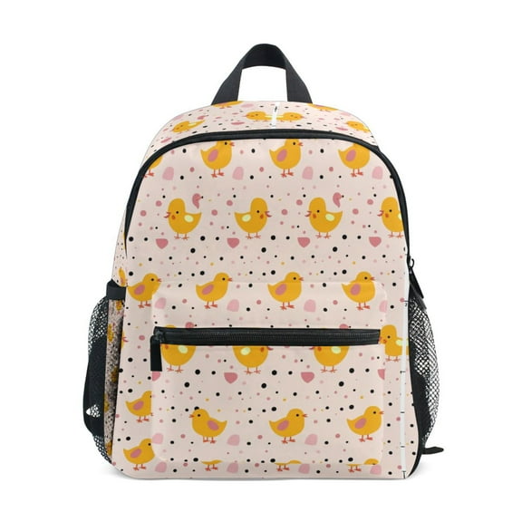 ALAZA Cute Ducks and Polka Dots School Backpack Small Bookbag Mini Bags