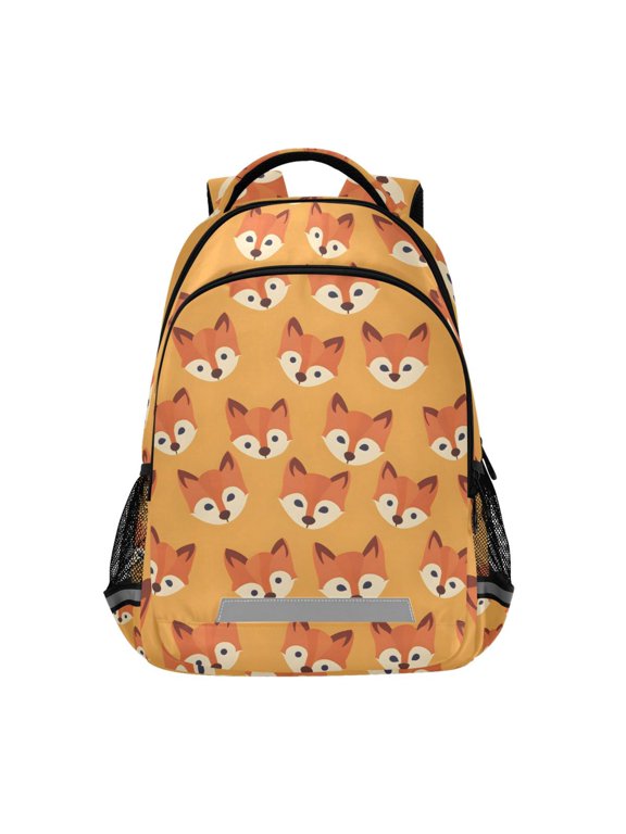 Cute Fox Backpack Elementary School Bag Bookbag Travel Rucksack
