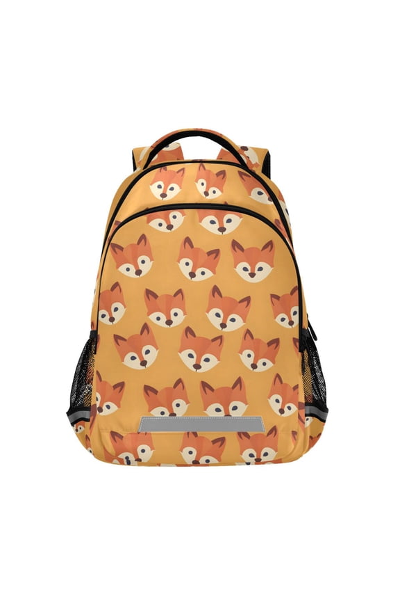 Cute Fox Backpack Elementary School Bag Bookbag Travel Rucksack