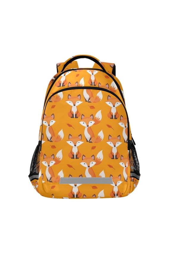 Cute Fox Backpack Elementary School Bag Bookbag Travel Rucksack