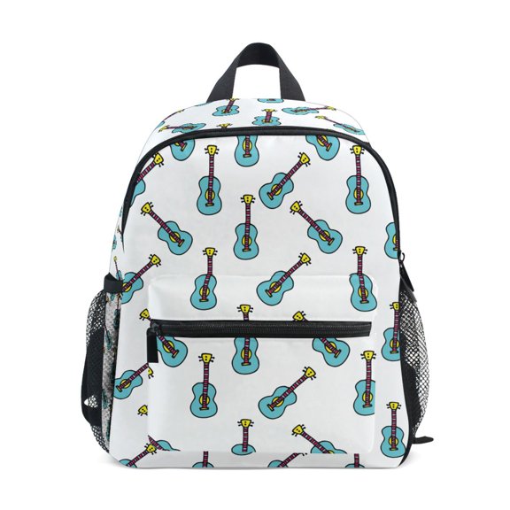 ALAZA Cute Guitars School Backpack Small Bookbag Mini Bags