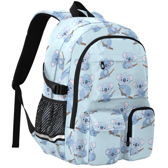 ALAZA Cute Koalas Print Student Backpack School Bookbag Large Laptop Daypack Travel Bag