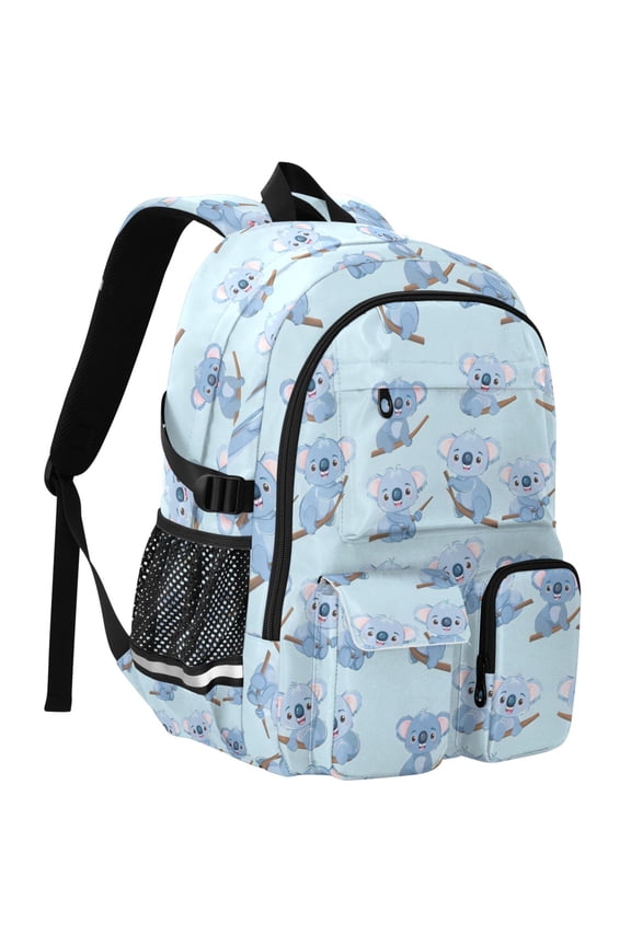 Cute Koalas Print Student Backpack School Bookbag Large Laptop Daypack Travel Bag