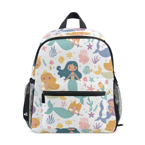 ALAZA Cute Mermaids Sea View School Backpack Small Bookbag Mini Bags