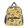 thumbnail image 1 of ALAZA Cute Monkey Banana School Backpack Small Bookbag Mini Bags, 1 of 6