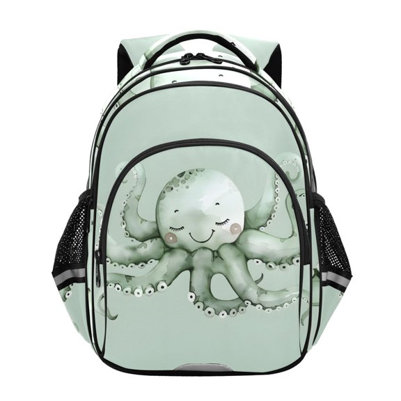 ALAZA Cute Octopus School Backpack Elementary Bag Bookbag Travel Rucksack
