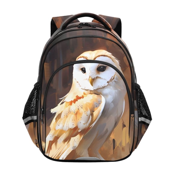 ALAZA Cute Owl School Backpack Elementary Bag Bookbag Travel Rucksack