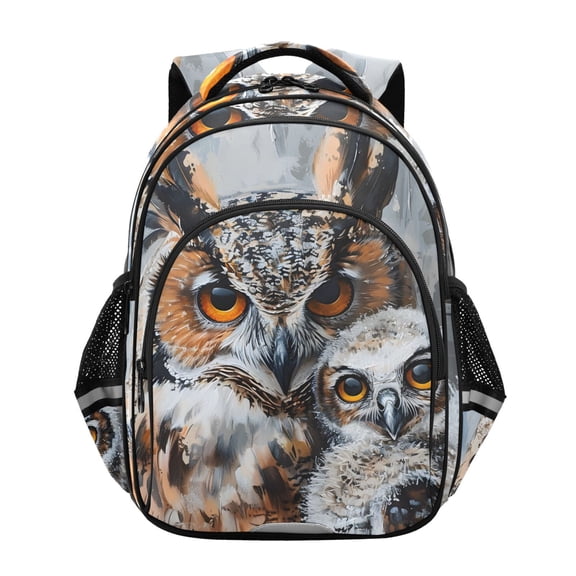 ALAZA Cute Owls School Backpack Elementary Bag Bookbag Travel Rucksack