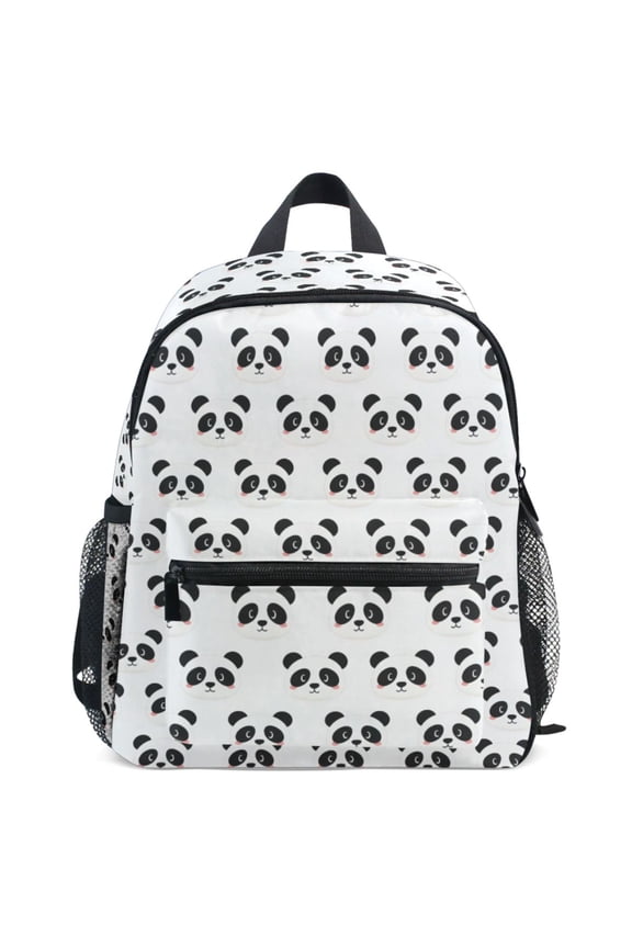 Cute Panda Cartoon Pattern School Backpack Student Bookbag Mini Bag