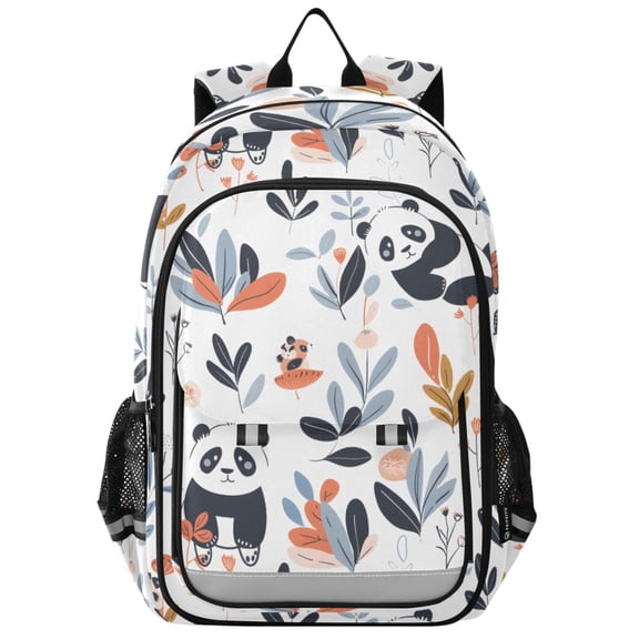 ALAZA Cute Panda and Grass Laptop Backpack Purse Travel Bag Casual School Bookbag Rucksack for Women Men