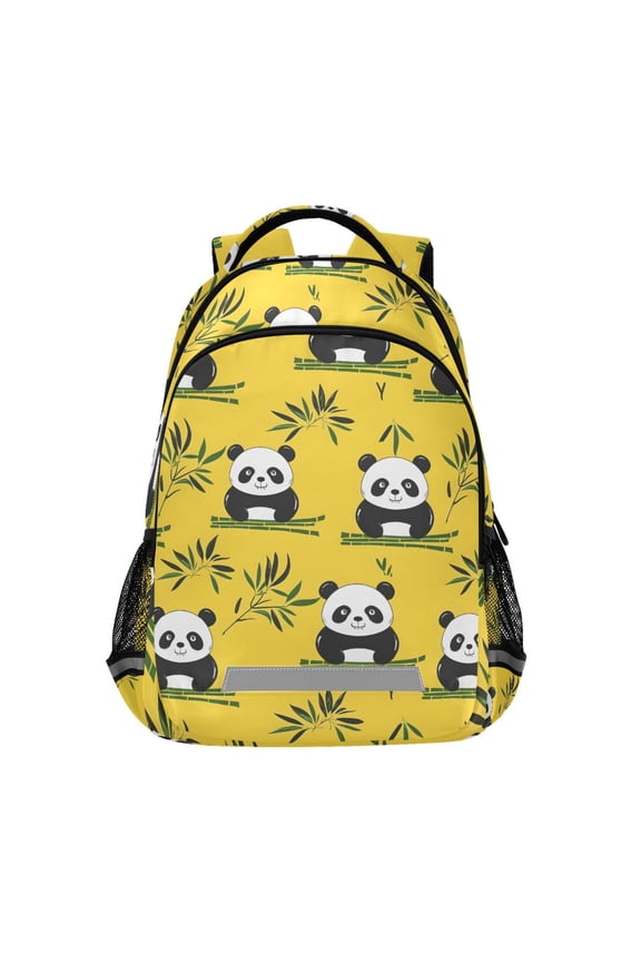 Cute Pandas Backpack Elementary School Bag Bookbag Travel Rucksack