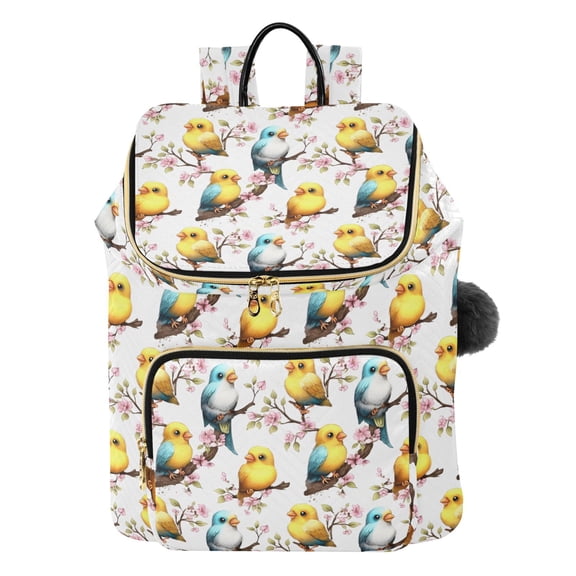 ALAZA Cute Parrot Birds Travel Backpack Laptop Bag Large Capacity Daypack