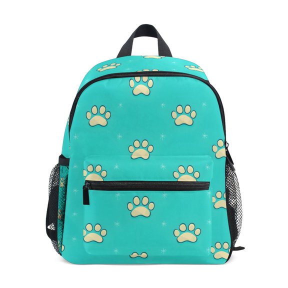 ALAZA Cute Paw Prints School Backpack Small Bookbag Mini Bags