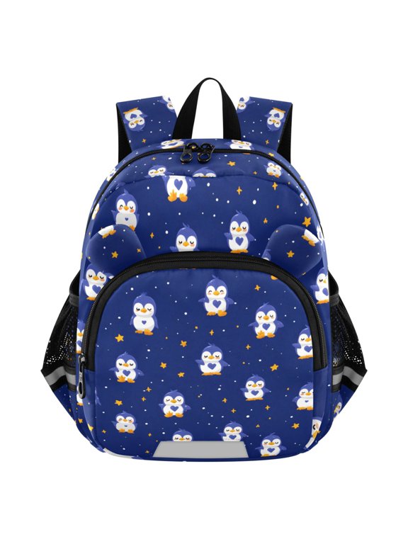 Cute Penguins Mini Backpack School Bookbag Age 3-7 Small