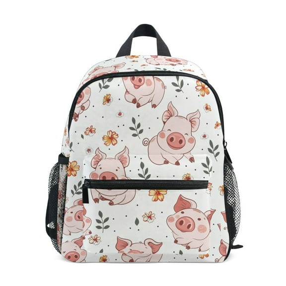 ALAZA Cute Pigs School Backpack Small Bookbag Mini Bags
