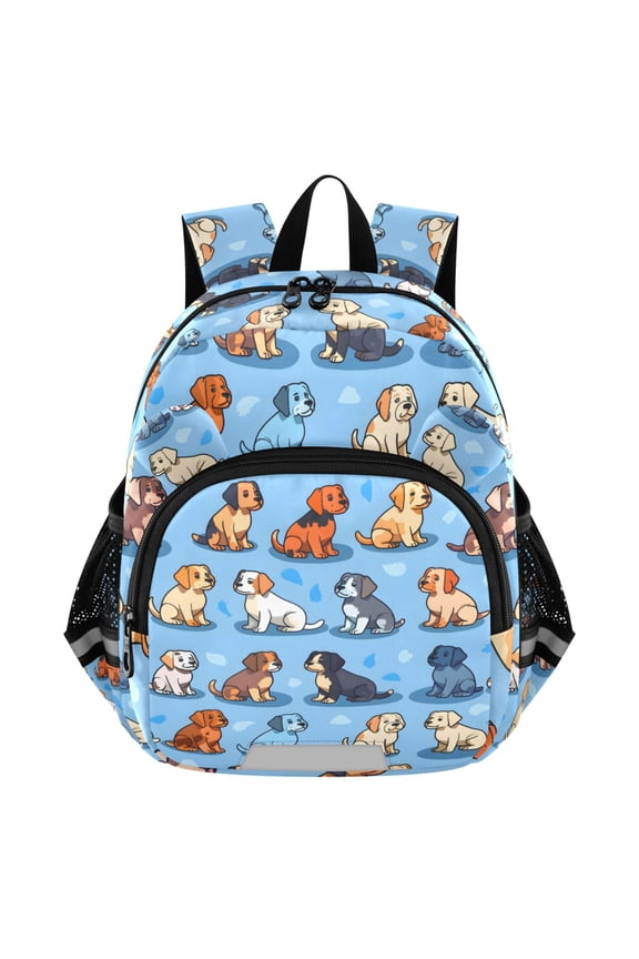 Cute Pug Dog Mini Backpack School Bookbag Age 3-7 Small