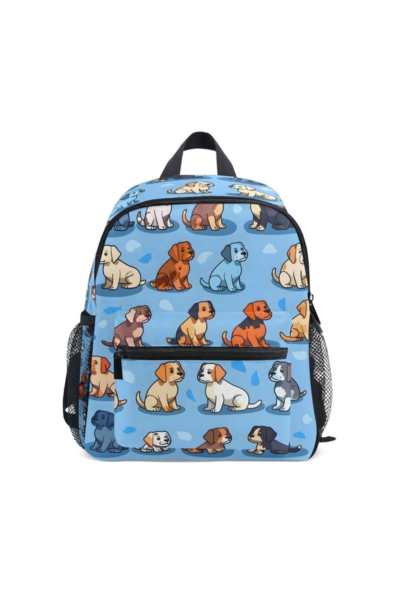 Cute Pug Dog School Backpack Small Bookbag Mini Bags