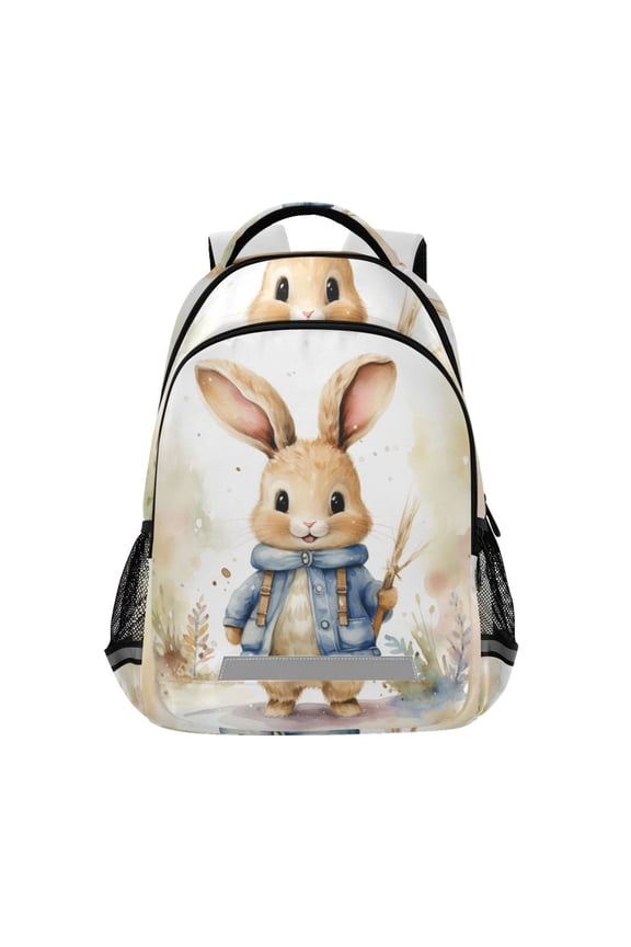 Cute Rabbit Backpack Elementary School Bag Bookbag Travel Rucksack