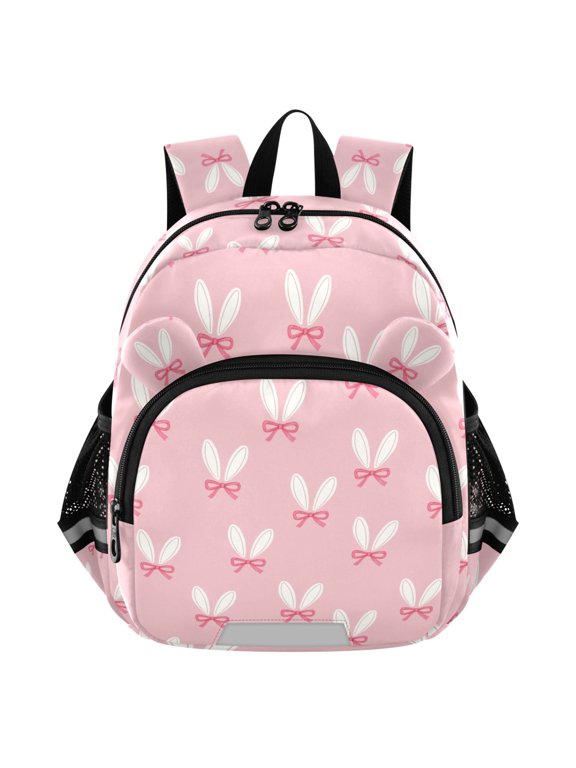Cute Rabbit Bows Mini Backpack School Bookbag Age 3-7 Small