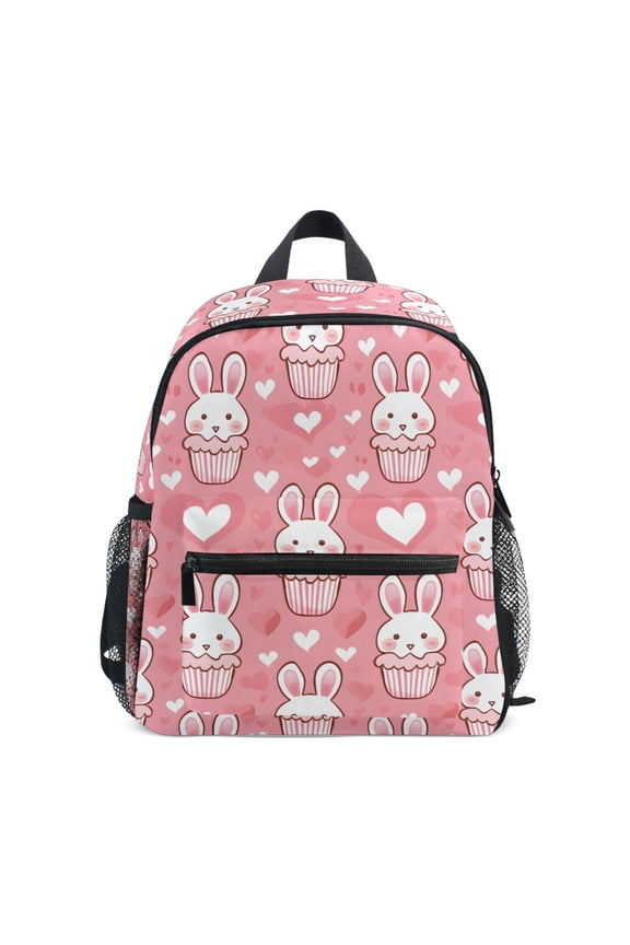 Cute Rabbit Heart School Backpack Small Bookbag Mini Bags