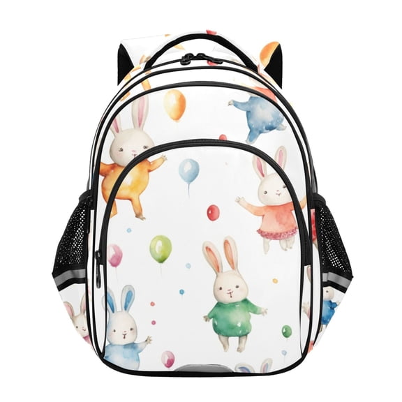 ALAZA Cute Rabbit School Backpack Elementary Bag Bookbag Travel Rucksack