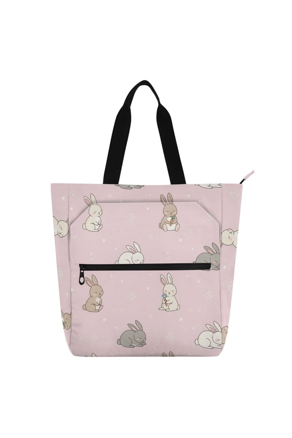 Cute Rabbits School Book Bag Kids Tote Bags Handbag