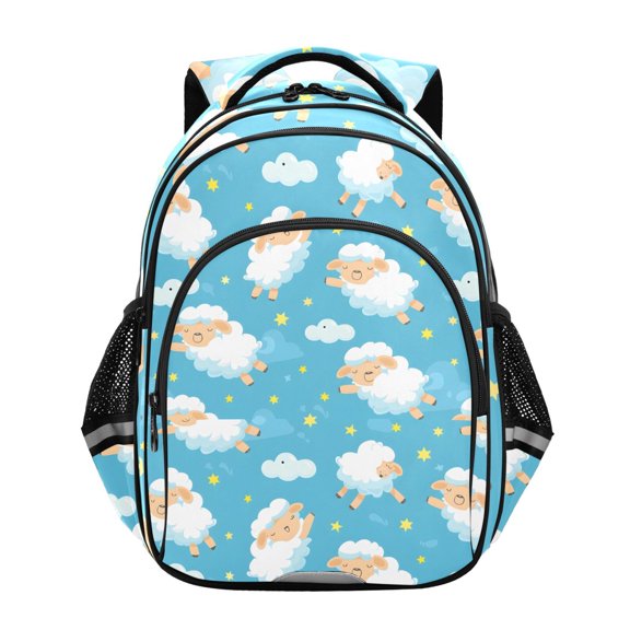 ALAZA Cute Sheeps School Backpack Elementary Bag Bookbag Travel Rucksack