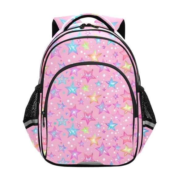 ALAZA Cute Shiny Star School Backpack Elementary Bag Bookbag Travel Rucksack