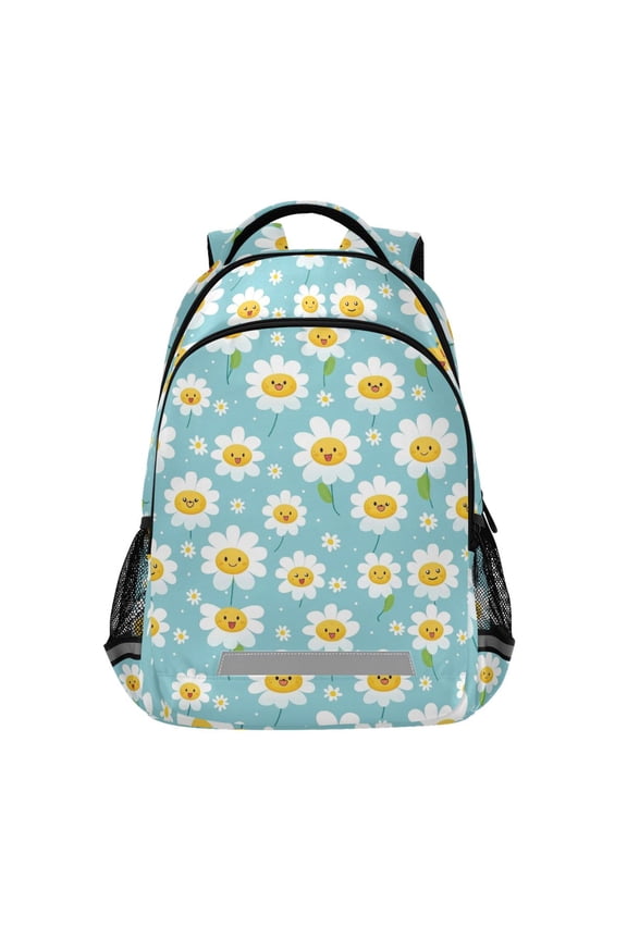 Cute Sunflowers Backpack Elementary School Bag Bookbag Travel Rucksack
